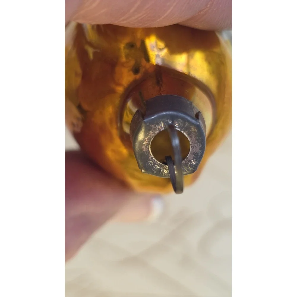 Vintage Antique Blown Glass PUPPY DOG Figurine‎ Christmas Ornament West Germany